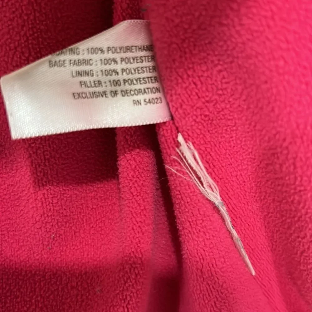 Old Navy Pink/Red Puffer Vest (Size large)
